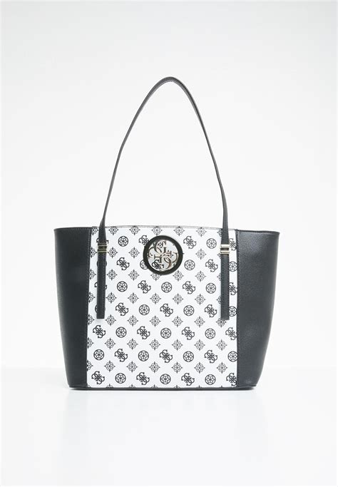 sale guess tassen|guess purses black and white.